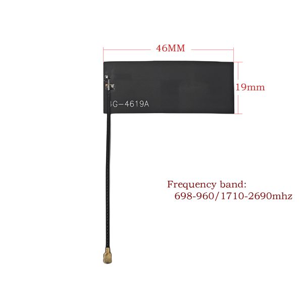 Internal FPC Flexible PCB Patch 4G LTE WIFI GSM UFL U.FL Antenna 868MHz 915MHz 920MHz for Communication