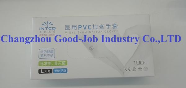 ASTM D5250 PVC  Disposable Synthetic Vinyl Exam Gloves