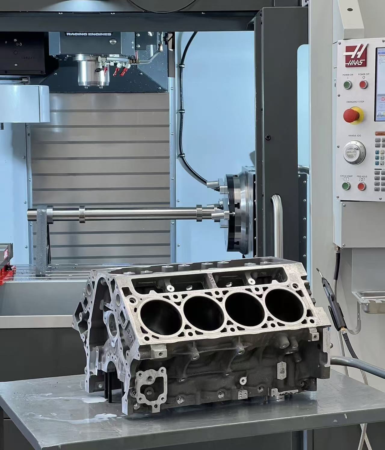 Precision V6 Engine Cylinder Block Machining Process
