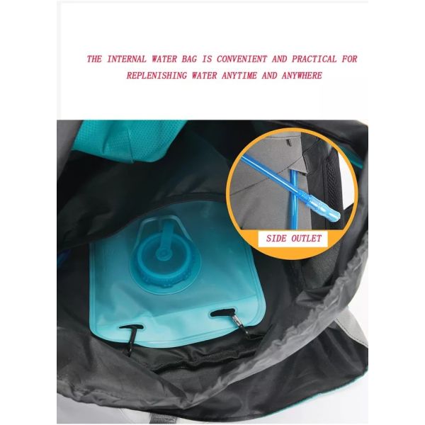 ODM Nylon Waterproof Hiking Backpack 40L Outdoor Mountain Equipment Backpack