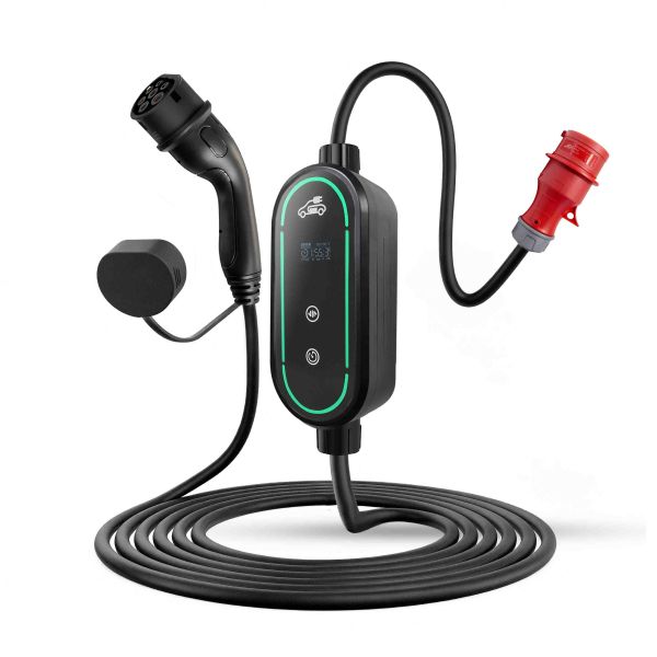 11kW Type 2 EV Chargers Portable Leakage Protection 480V Amps Adjustable