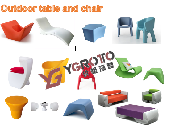 LLDPE Roto Molded Furniture Пластиковые сиденья для технологии ротационной формования