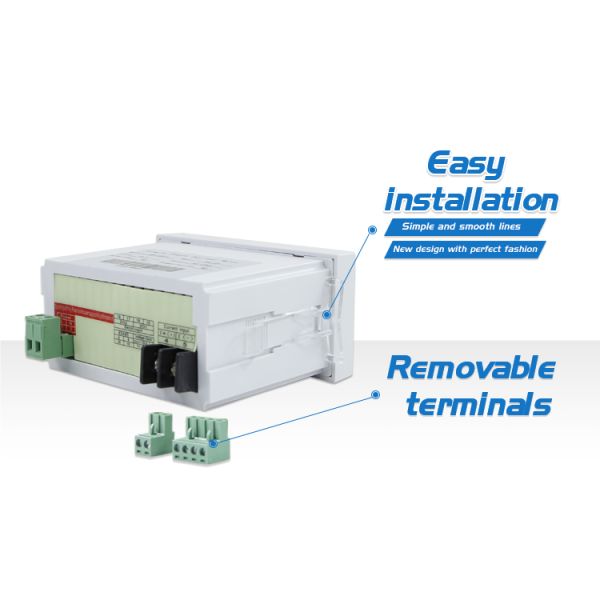 New single phase AC/DC Ammeter with 48*96mm