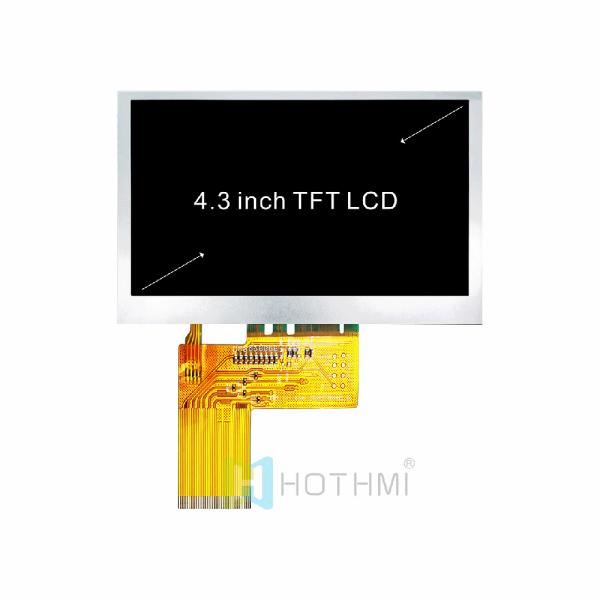 4.3-inch 800x480 dot matrix TFT LCD display module With LVDS Interface