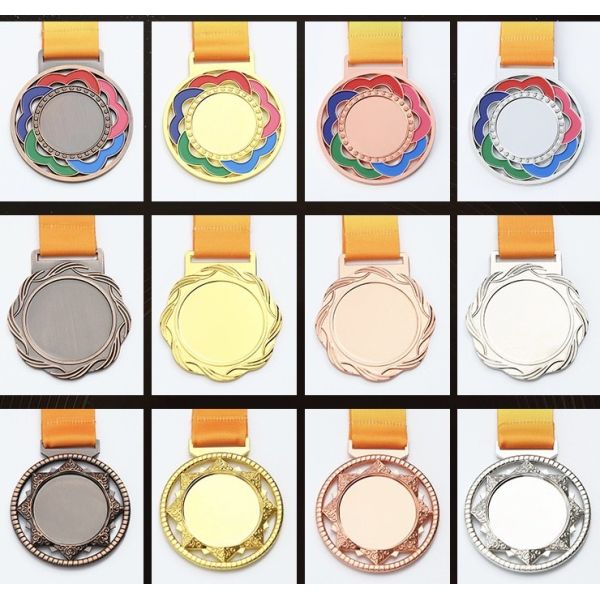 2.5inch Laser Engraving Weightlifting Sports Award Gold Heavy Medal Models For Championship