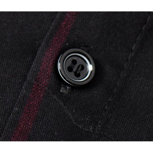 Рубашки на заказ Рубашка на заказ для мужчин Полиэстерная хлопчатобумажная рубашка с длинными рукавами