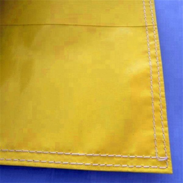 Deep Beige Coated Waterproof PVC Tarpaulin Temperature And Weather Resistant