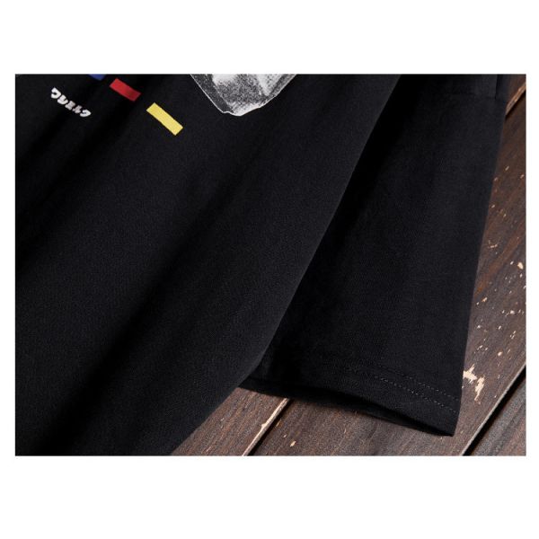 ODM 100% Cotton Streetwear Shoulder T Shirts 3XL Fashion Custom Printing