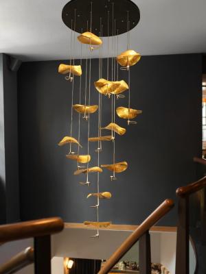 Le bouton poussoir LED 1W groupent la lumière pendante pour les appareils d'éclairage accrochants de cage d'escalier