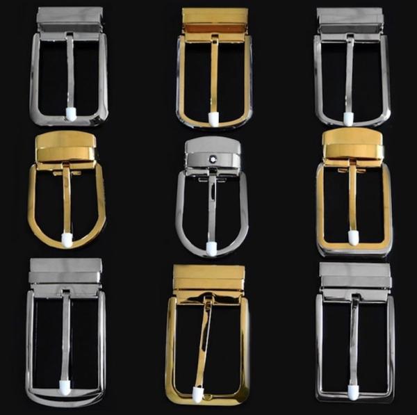 34MM Female 304 Stainless Steel Silver Color Metal Belt Buckle With Screws