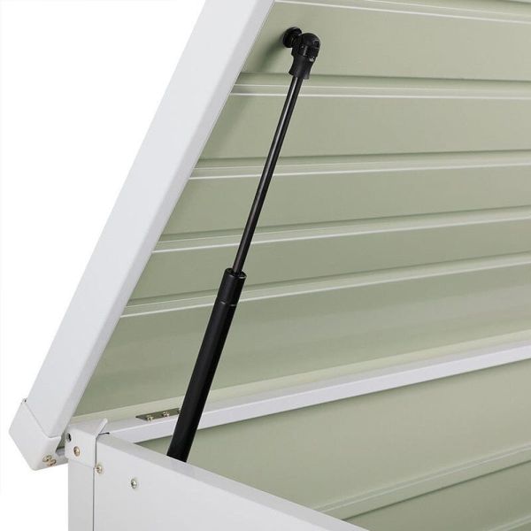 Galvanized Steel Outdoor Storage Box for Garden Tools and Cushions Sustainable Design