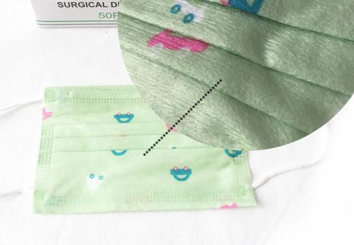 2-12 Years Kids Disposable Medical Face Mask Non Woven Fabric Material Personal Protection