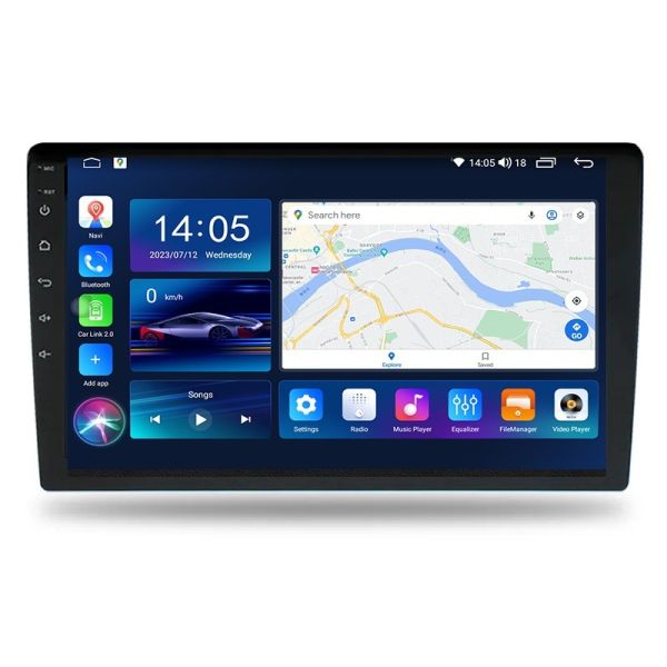 Универсальный TS18 4 32GB 360 Panorama AHD DSP Android 9 сенсорный экран BT5.0 GPS 2din Автомобильный DVD-плеер