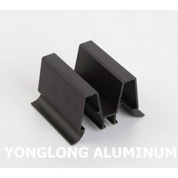 High Hardness Curtain Wall Aluminum Profiles Light Easy Processing / Installation