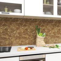 Fonction d'absorption sonore papier peint auto-adhésif contemporain de marbre Look Design pour la cuisine amovible autocollant pour mur imperméable