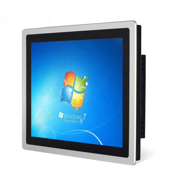 21.5 Inch LCD Monitor Ip65 Panel Mount Embedded Capacitive Fully Enclosed Aluminum Touch Industrial Control Screen