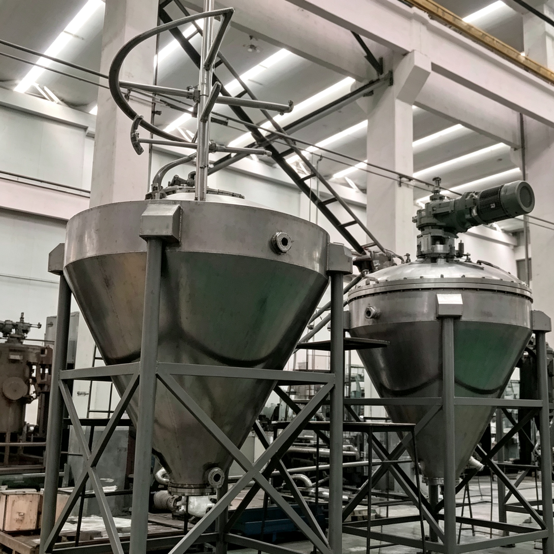 LDG Series Ribbon Single-Cone Vacuum Dryer, GMP Compliant for Pharmaceutical API Drying