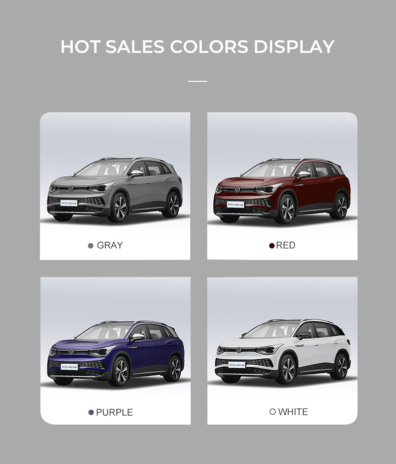 ID6 Cross VW Electric Car Sunroof Volkswagen ID 6 SUV 601KM ID.6 X EV made in China