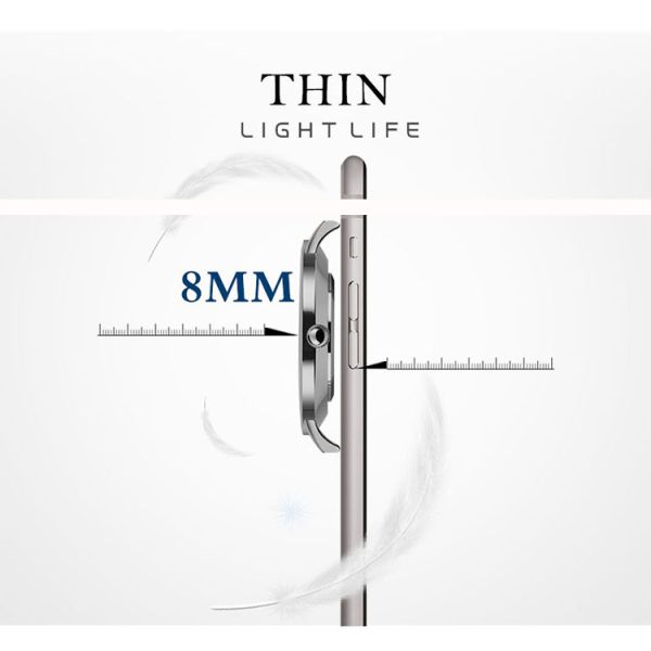 Подарок наручных часов моды случая сплава людей выдвиженческий с диапазоном ремня сетки