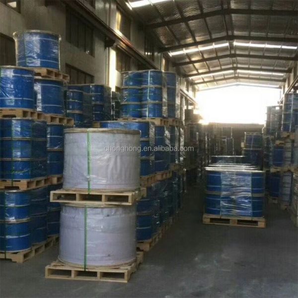 Cable de acero revestido de zinc de construcción de acero carbono de grado 6 x 19