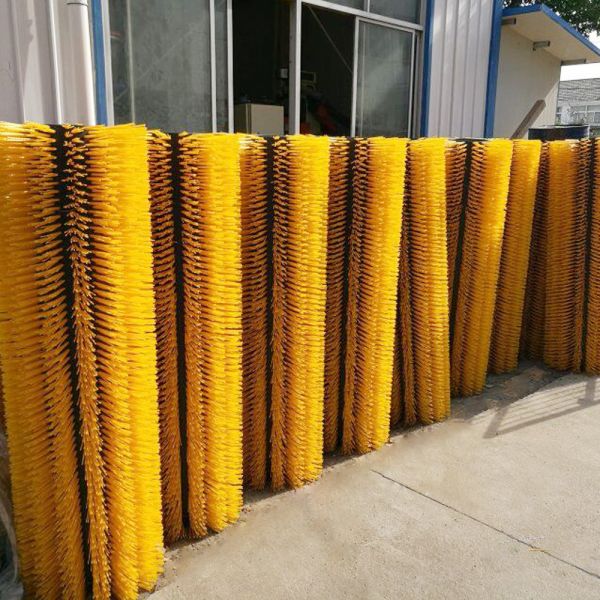 Большая поли очищая щетка дороги веников трубки