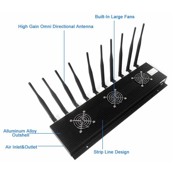 Антенна Jammer 10 сигнала VHF UHF WIFI GPS LOJACK 20W 30m