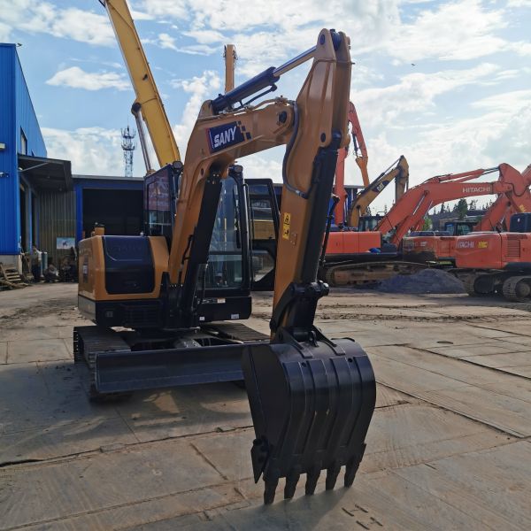 SANY SY55U Excavator 5 Ton Mini Excavator with Original Hydraulic Cylinder and 36KW