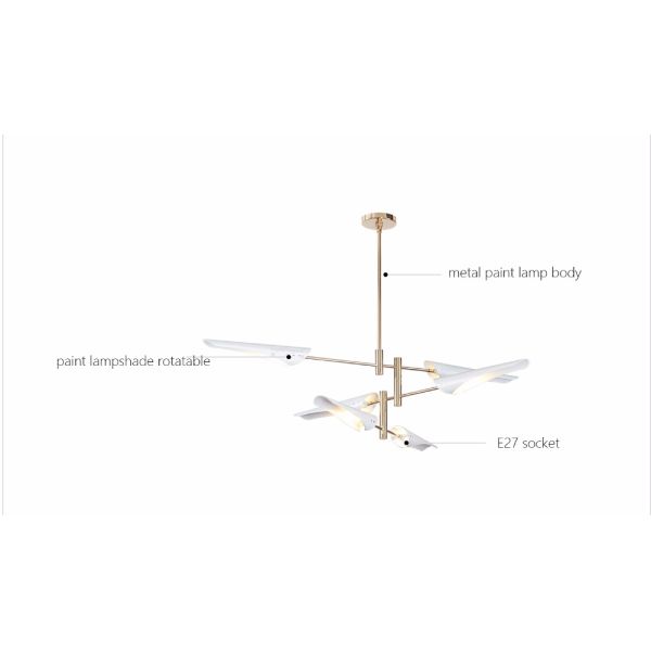 Светильник черной/белой тройки кухни цвета привесной для крытого домашнего украшения