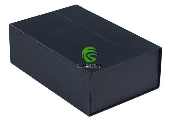 Flat Foldable Cardboard Boxes , UV Logo Rigid Cardboard Gift Boxes Easy To Use