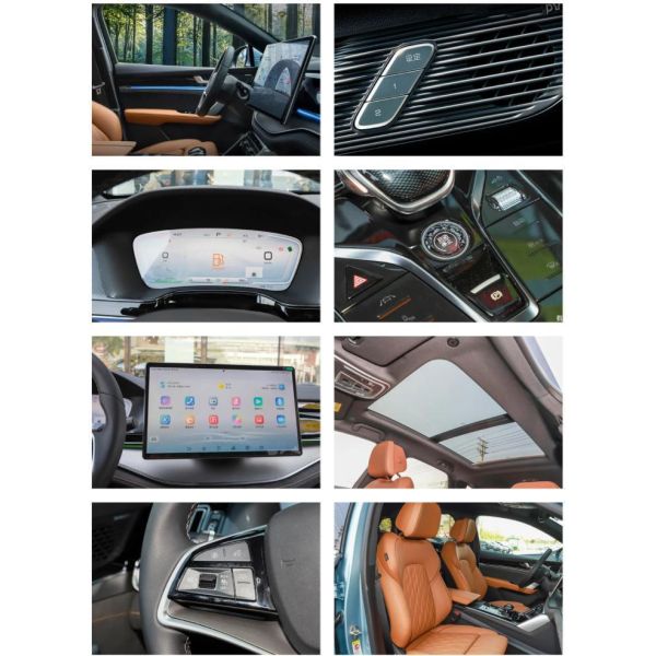 Spc 4870*1950*1725 мм Энергетические транспортные средства Byd 2024 Byd Tang Dm-I Гибридный закрытый тип кузова