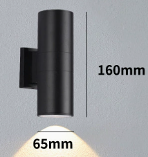 Modern Cylinder Outdoor Wall Lamp with COB for Porch Corridor & Garden