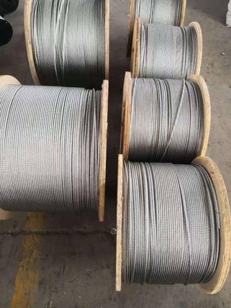 6mm Non-Alloy Stainless Steel AISI304/316 Hot Dipper Galvanized Steel Wire Rope 6x19 pp Per Meter for Your Requirements