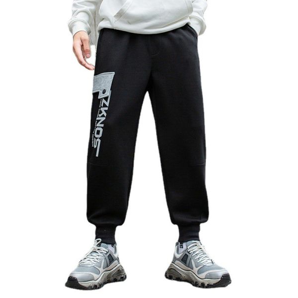 Девушки хлопка моды осени задыхаются брюки свободных детей спорт случайные