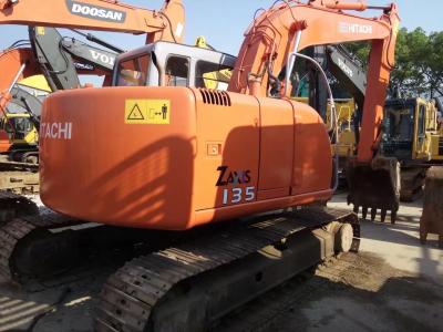 HITACHI ZX135 Second Hand Excavators , 2nd Hand Diggers Isuzu Engine 4  Cylinders