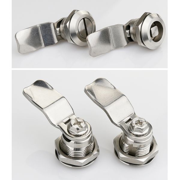 Full Stainless Steel Cam Lock , Quarter Turn Cam Lock With Exquisite Appearance