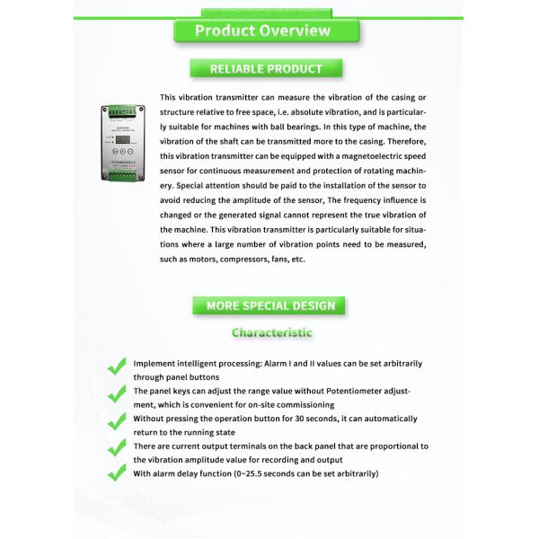 Industrial Grade UBZD4000Y Vibration Monitoring Machine For Precise Measurements
