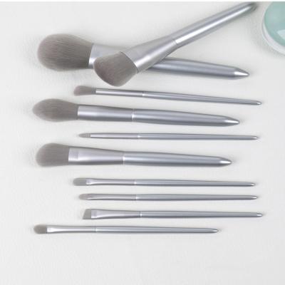 Eyelash Eyebrow Facial Synthetic Makeup Brush Gray Color 15*23*3cm Size