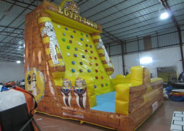 Commercial Tour da Torre do Egito Inflável Escalada em Rocha Parede Inflável Desporto Jogo Impermeável PVC ignífugo 5 X 4 X 6m