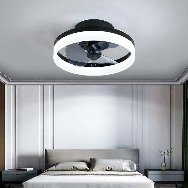 Ventilateur de plafond simple Lampette de chambre simple Ventilateur de plafond Lampette de restaurant Ventilateur avec lampes