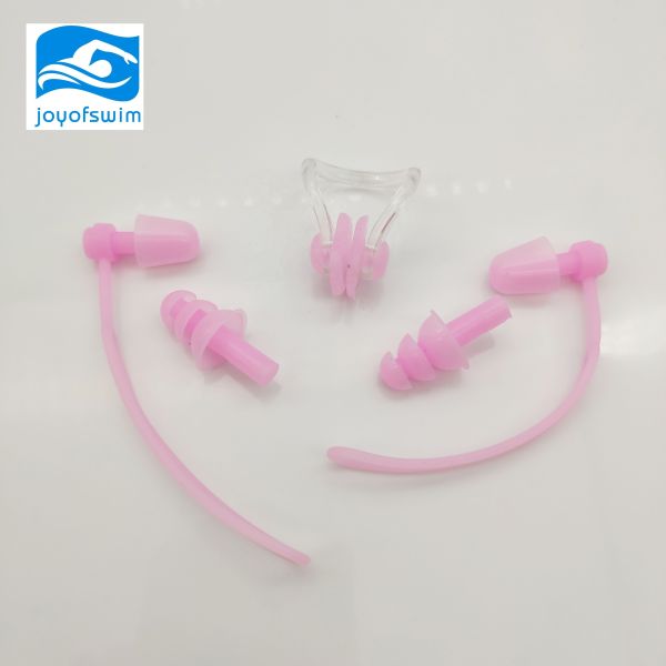 High Performance Nose Clip And Ear Plugs 3 Piece Set Professional For Active Swimmers