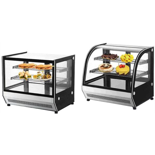 Newly Desktop Cake Showcase Commercial Bakery Glass Display Refrigeration Equipment