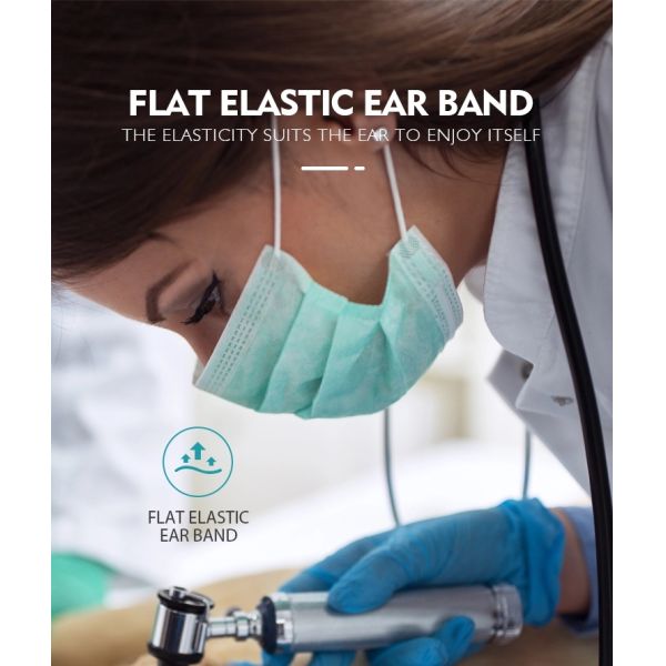 Eco Friendly Disposable Medical Mask , Non Woven Disposable Face Mask ISO 13485