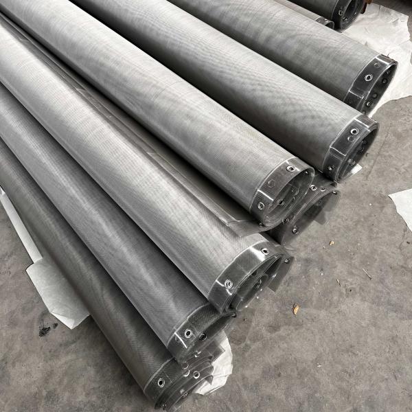 230 Count Fine-Mesh Industrial Bolting Cloth with Canvas Edge