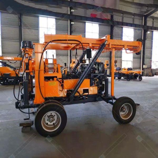 Machine de forage de forage de diamants à roue de 600 m avec tour hydraulique