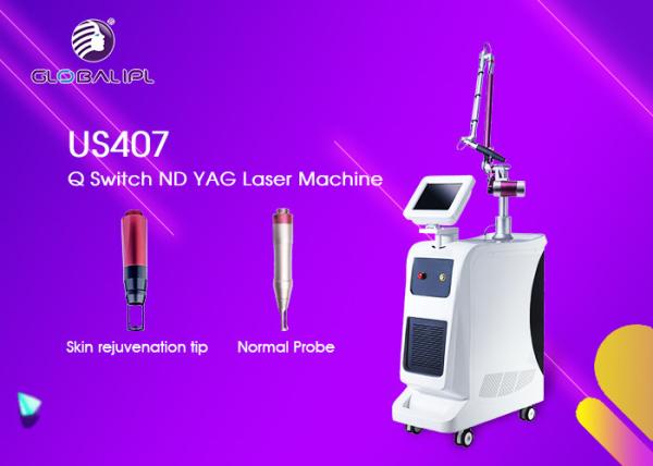 Máquina 600mj/300mj do laser do ND YAG do interruptor do salão de beleza Q para a remoção da tatuagem