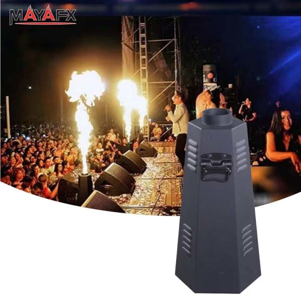 DMX512 Controlled LPG Flame Projector with 1-3m Adjustable Flame Height for