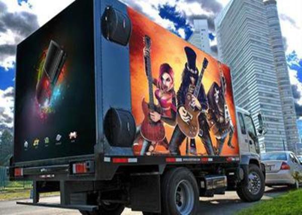 P10 Veículo publicitário Viagem móvel exterior à prova d'água LED vídeo de parede Cinema de carro