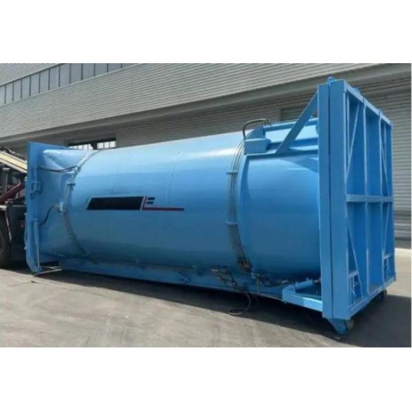 Customized Mobile Vertical Direct Compression   Solid   Refuse Trash Waste Refuse Garbage Station
