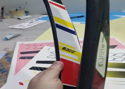 OEM/ODM decorativos dos decalques do quadro da bicicleta da cor de Pantone disponível