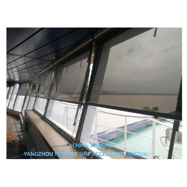 Marine Solar Shade Roller Blind With Cassette Box- Blind Curtain Box - Aluminum Alloy Film - Silver